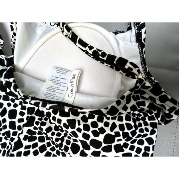 Calvin Klein Black Swimsuit Sz 10 - Picture 6 of 8